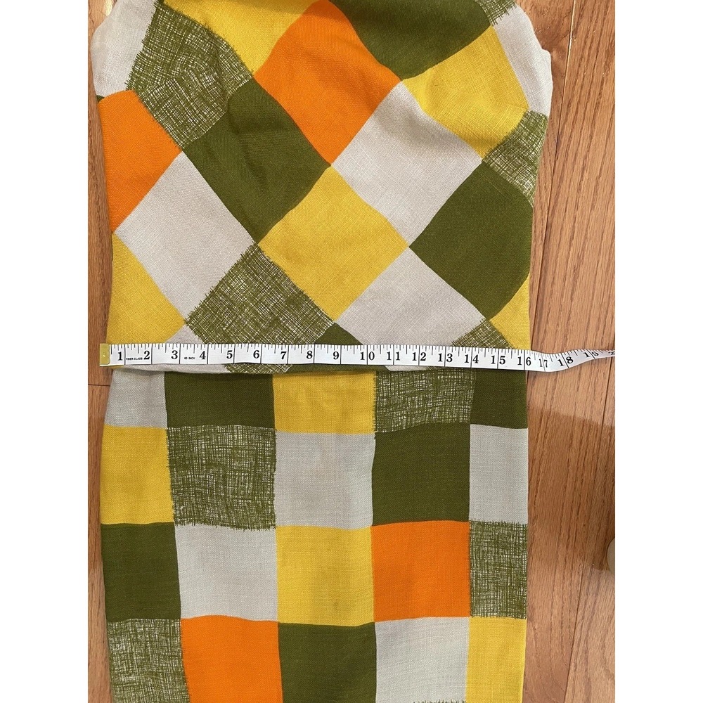 Vintage‎ 1960's Pixie Mod Shift Dress Bold Check Plaid Sleeveless Gogo Women's 7 - Picture 7 of 16